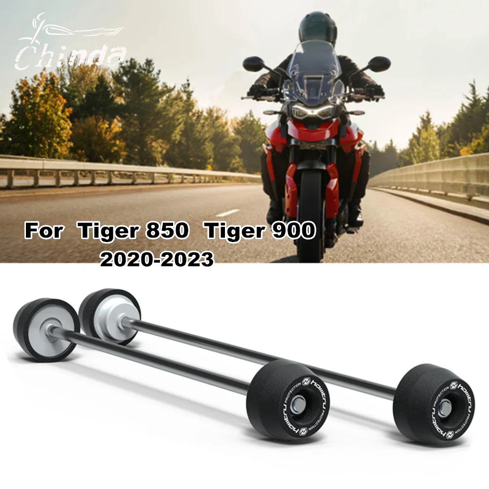 

Для мотоцикла Triumph 900 GT Rally Pro Tiger 850 Sport Tiger 2020-2023, передняя и задняя оси, вилка, слайдеры, защита колес
