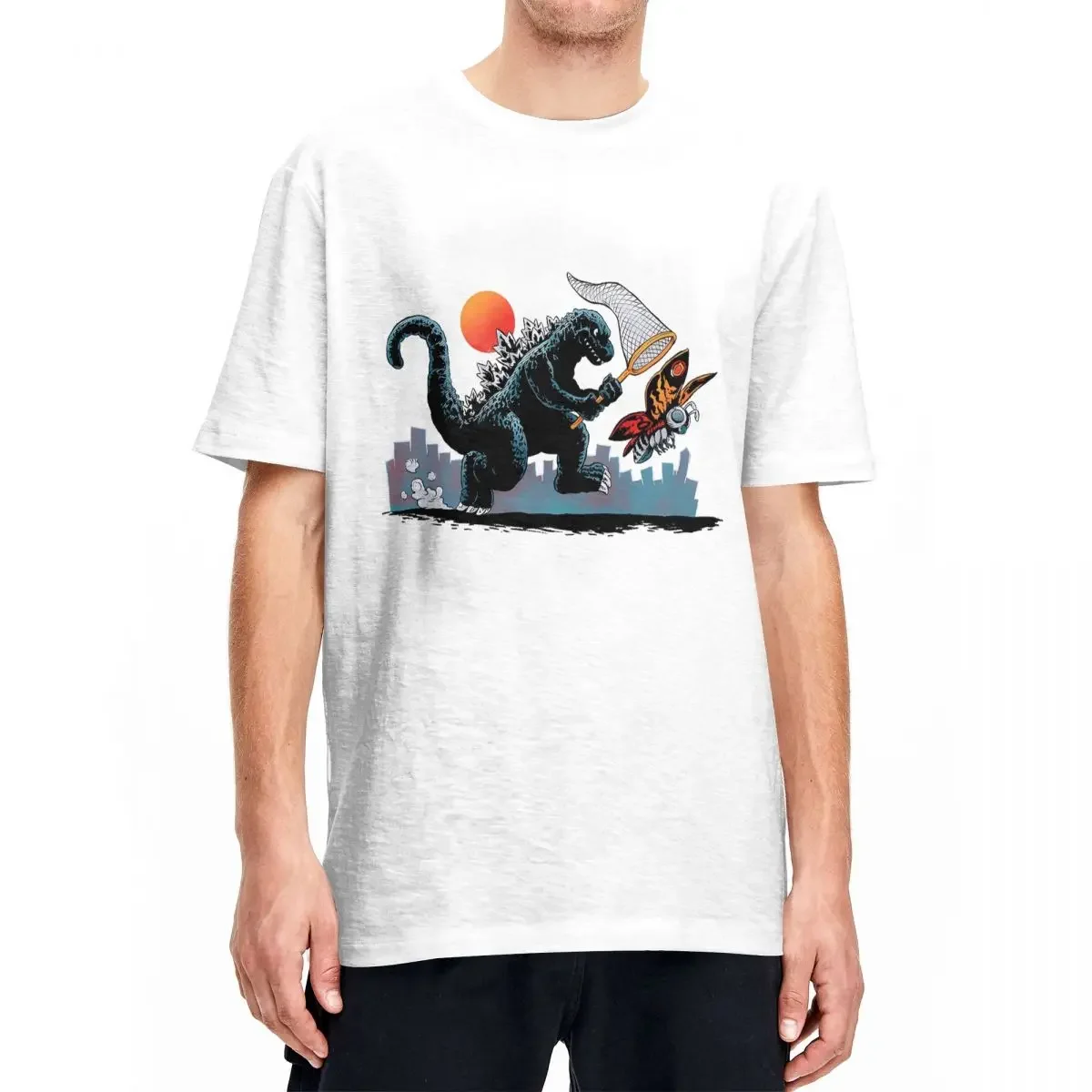 Novelty Zeros Godzillaed Dagons Vintage Ones New Monsters T Shirt For Men Women Crewneck Short Sleeve Clothing Cotton Clothes