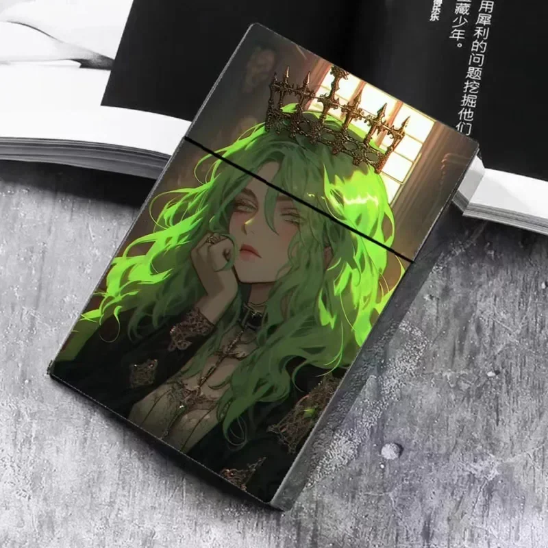 Creative Skeleton Cigarette Box Automatically pop open 20 pack Picture cigarette holder Moisture resistant Cigarette tools