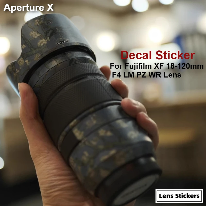 

XF 18-120 F4 Наклейка Кожа Виниловая пленка Защитная наклейка для объектива камеры Пальто для Fujifilm FUJI XF18-120 XF 18-120 мм F/4 LM PZ WR