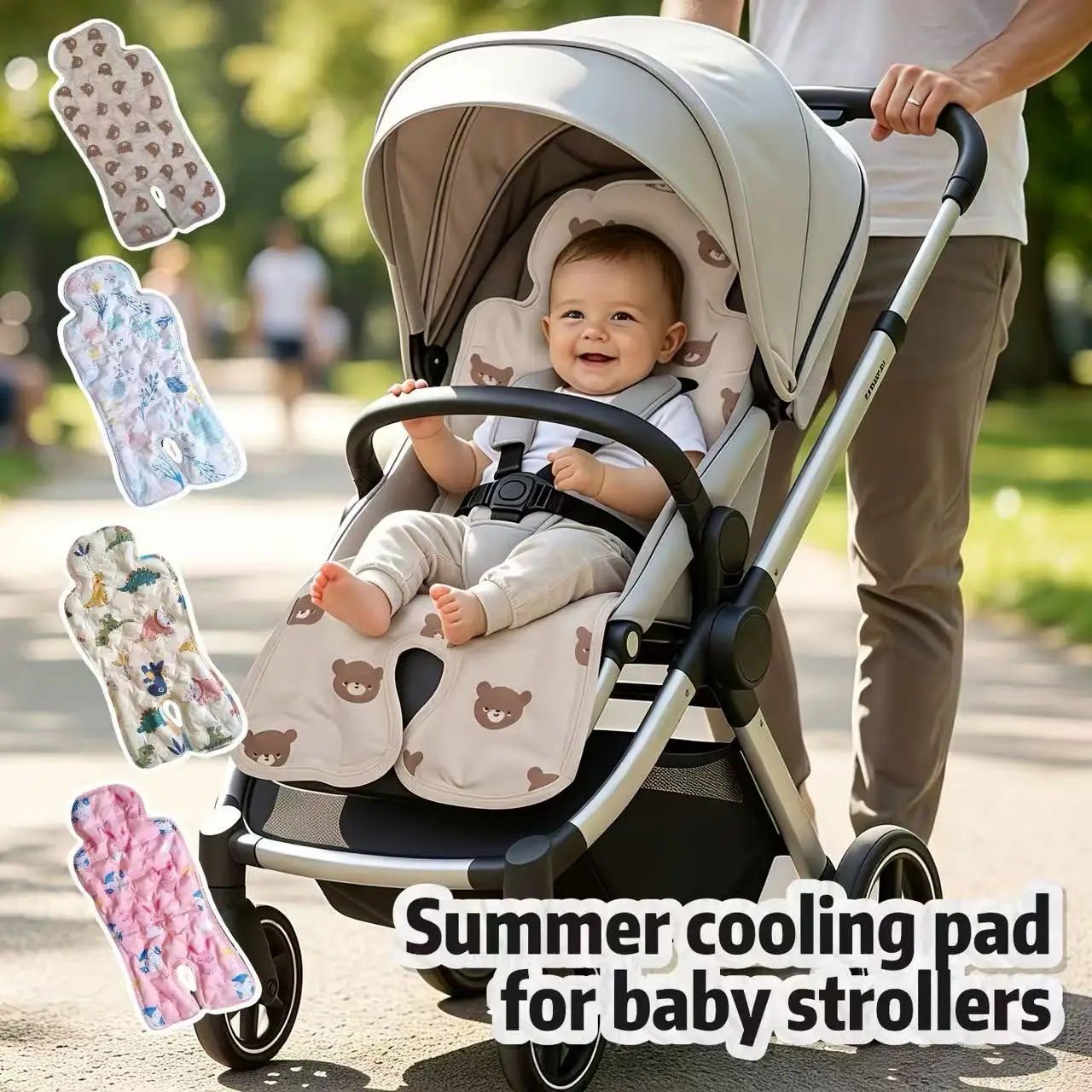 1-piece-summer-stroller-mat-for-infants-and-toddlers-suitable-for-all-types-of-strollers-and-safety-seats-provides-a-cooling-sensation-a-must-have-for-summer-outings-with-babies-available-in-various-patterns
