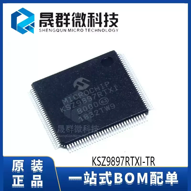 New original KSZ9897RTXI-TR KSZ9897RTXI TQFP-128 Ethernet Controller IC