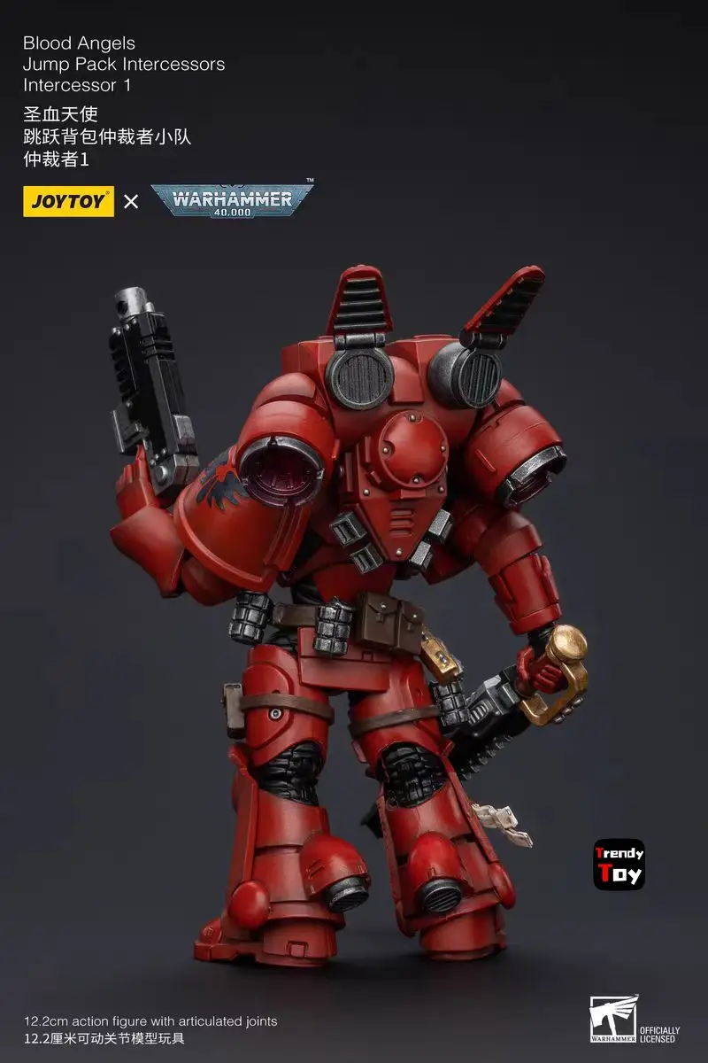 

【JOYTOY】Warhammer 40K Blood Angels Jump Pack IntercessorsIntercessor 1 1/18 Action Figure Toys