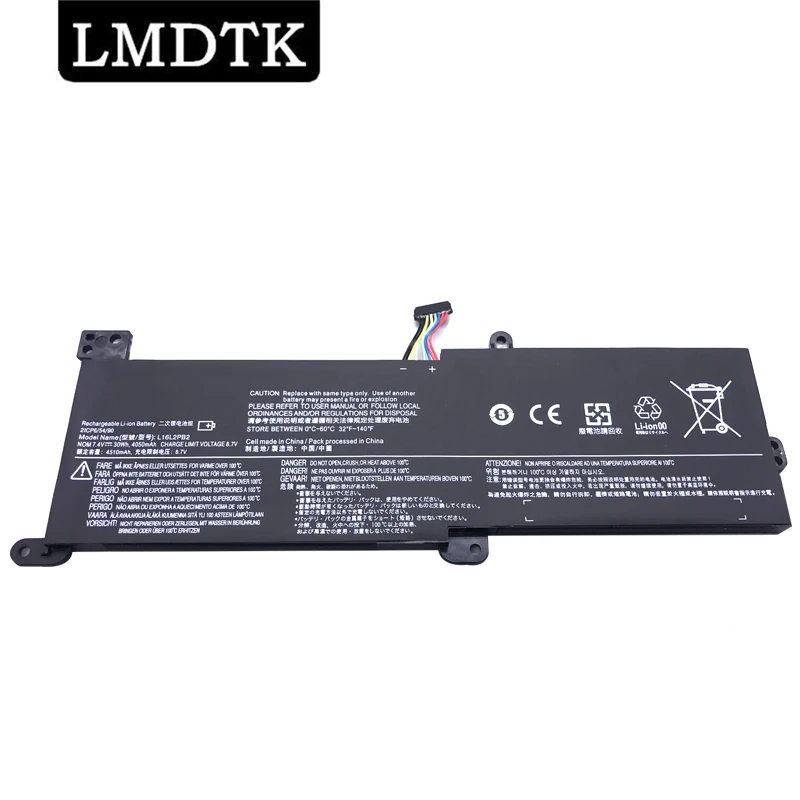 LMDTK New L16L2PB2 L16L2PB1 L16M2PB1 Laptop Battery For Lenovo Ideapad 320-15IKB 15IAP 15AST 15ABR 14ABR 520-15IKBR 330-15ICN