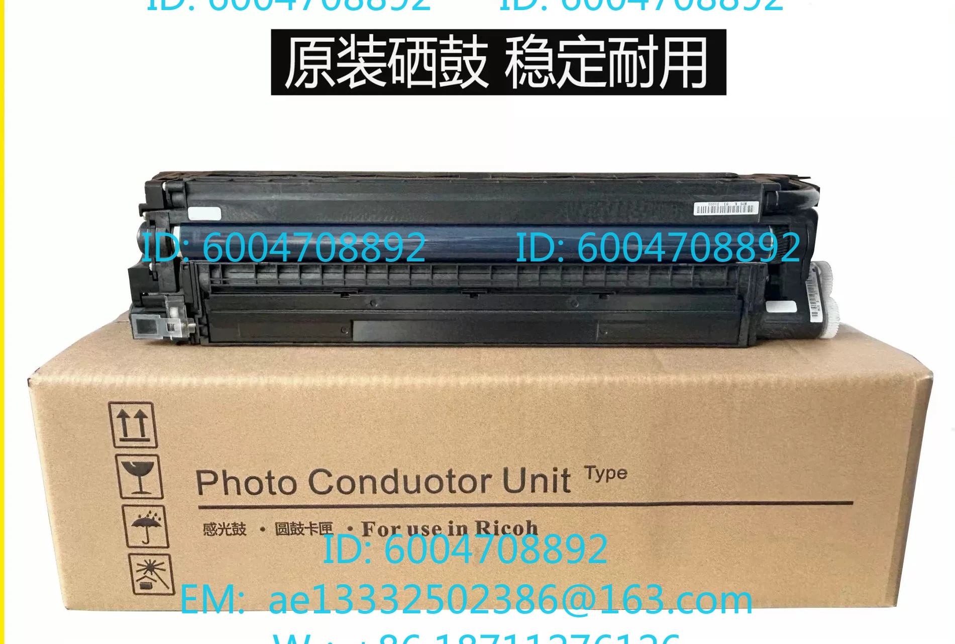Cartucho de Tóner Original Ricoh MPC2011 2503 3003 3503 4503 5503 6003, Conjunto de Tambor
