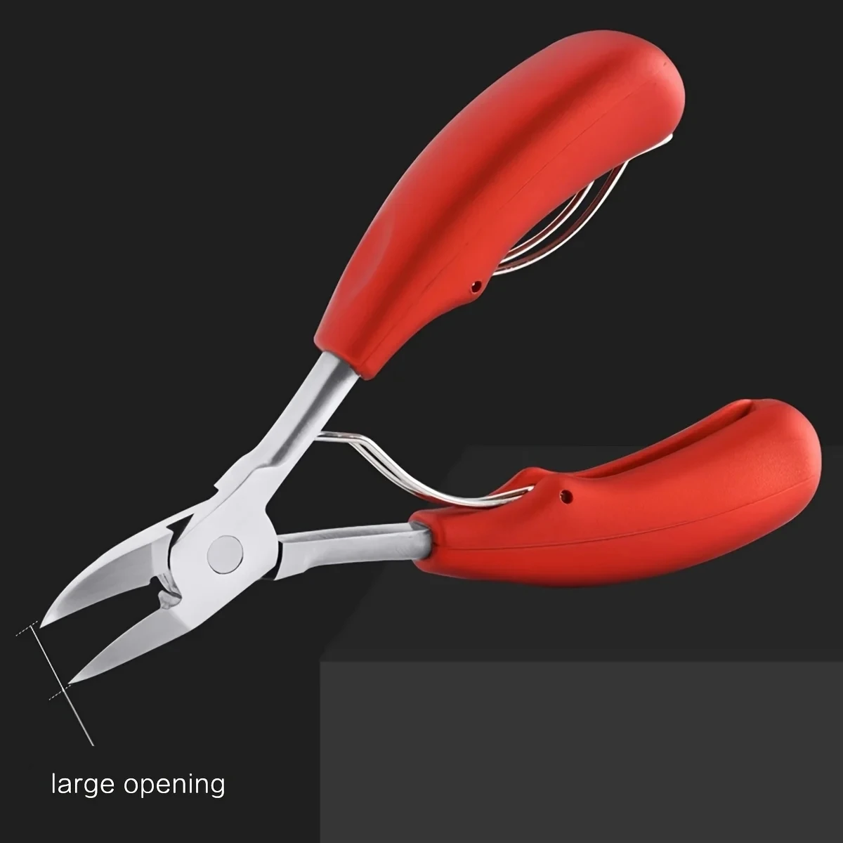 Cortauñas Profesional de Acero Inoxidable Cóncavo para Uñas Gruesas y Encarnadas, con Cuchilla Curva Afilada para un Corte Fácil