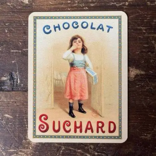 Chocolate suchard french reproduction metal sign