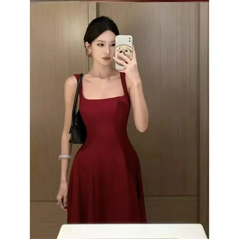 Vestidos sem mangas feminino bonito festa primavera seda pura perspectiva transparente ditsy em camadas piquenique fluindo pastoral natureza chique