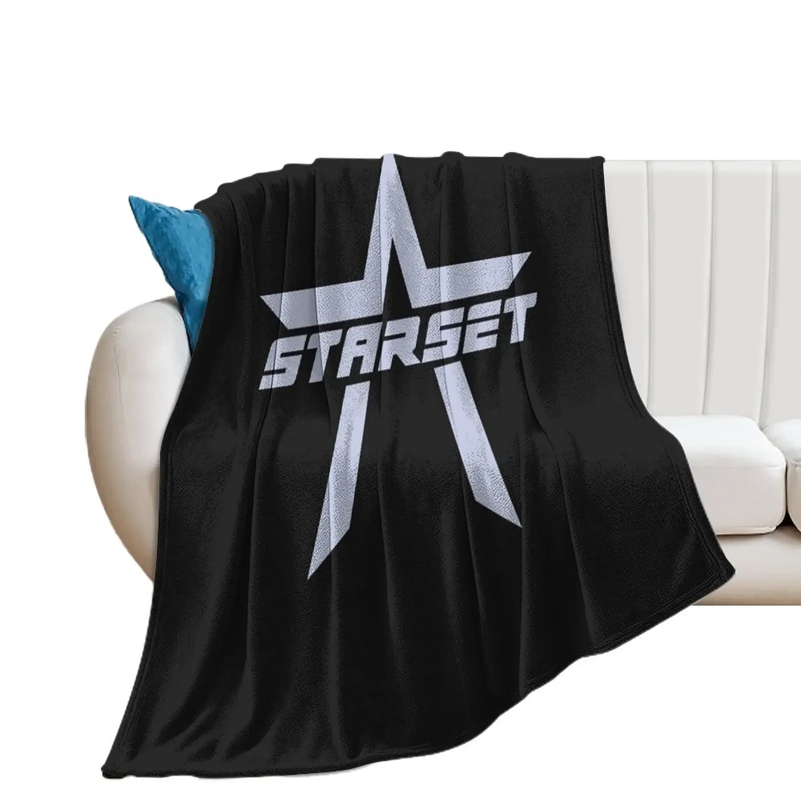 Starset divisions logo Throw Blanket Soft Hair Comforter Blankets