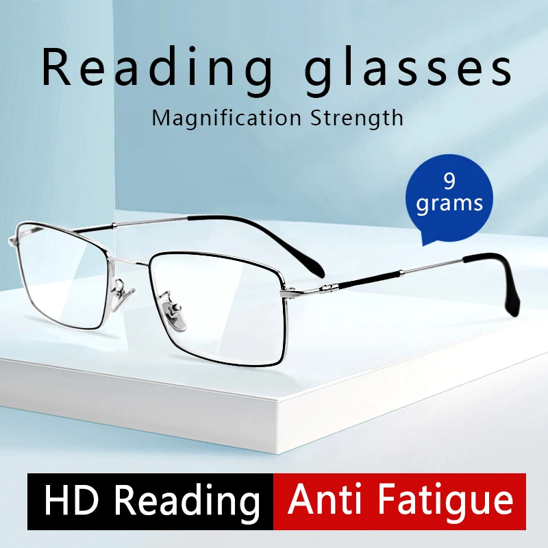 

Ultra-Thin Blue Light Blocking Reading Glasses for Men ,Anti Eyestrain,Computer Diopters:+1 +1.5 +2 +2.5 +3+3.5+4.0