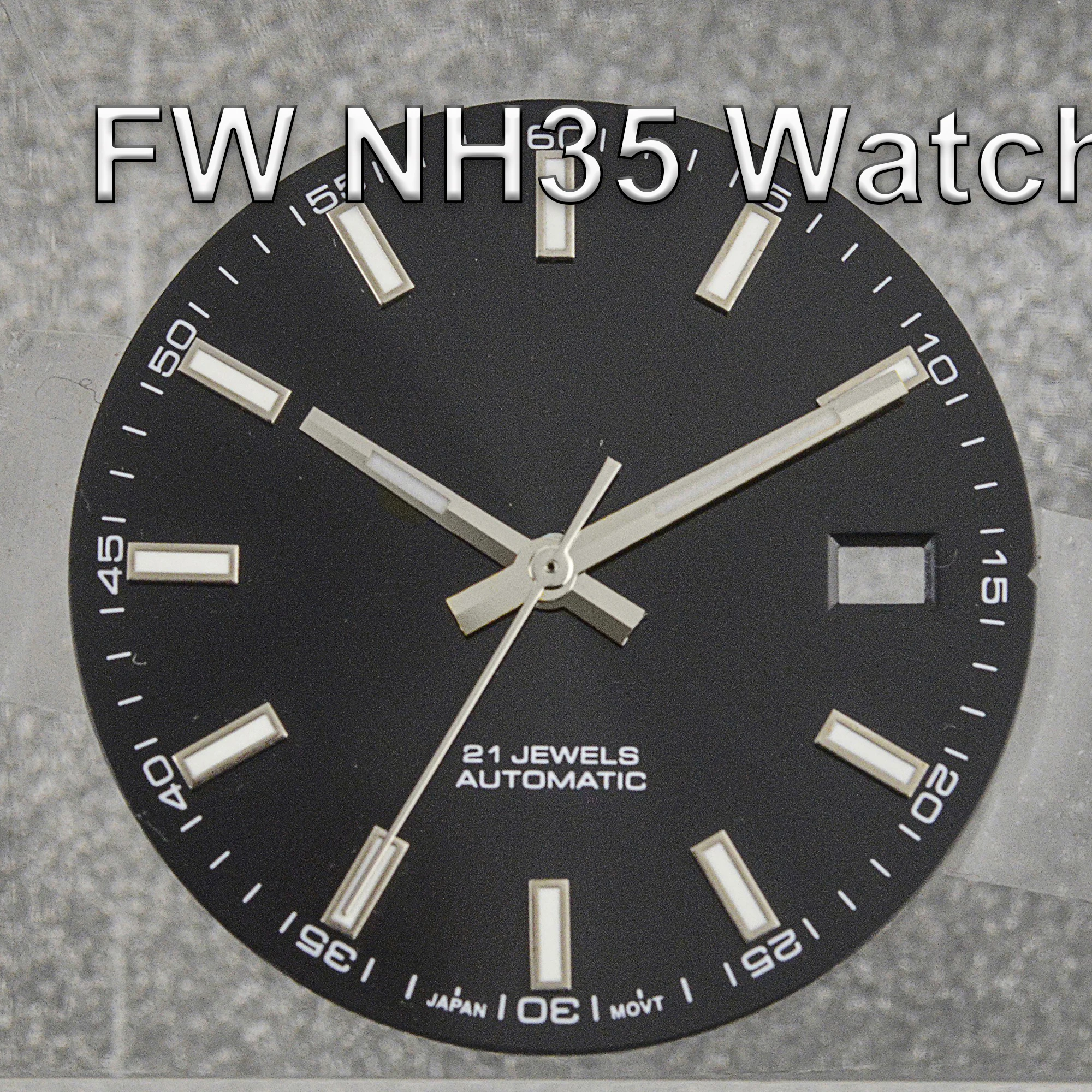 NH35 Hands 31mm Dial for Datejust 41mm Case Mod Parts Watch Face fit NH35 Automatic Movement Watch Accessories Replacements