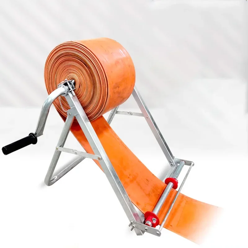 Portable Hose Reel Machine Manual Fire Hose Winder Foldable Agricultural Water Hose Artifact Winding Rack