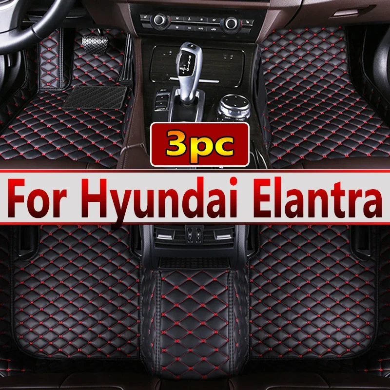 

Car Floor Mats For Hyundai Elantra 2017 2016 2015 2014 2013 2012 Custom Auto Interior Accessories Leather Carpet Decoration Rug