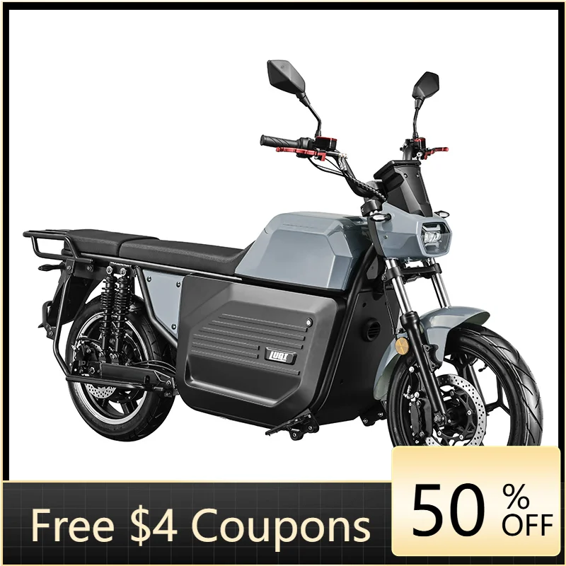 Rs New modern street-legal electric motorcycle with powerful lithium batteries for urban commuting