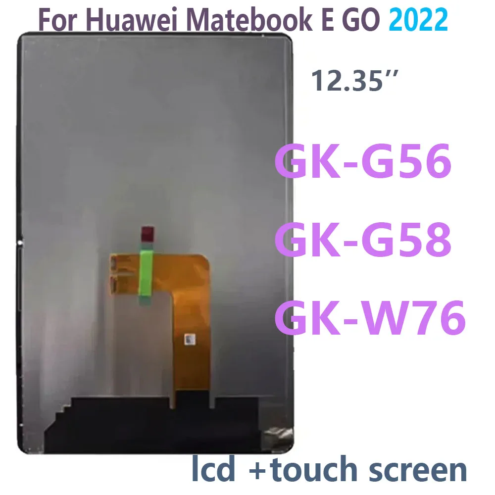 Test well Original LCD 12.35 Inch For Huawei Matebook E GO 2022 GK-G56 GK-G58 GK-W76 LCD Display Touch Screen Digitizer Assembly