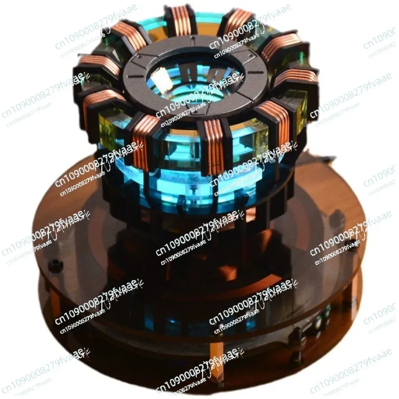 

Металлическая модель Maglev MK1, игрушки, нагрудная лампа, супергерой 1:1, дуговой реактор, экшн-фигурка, световая дуга, украшение для рабочего стола