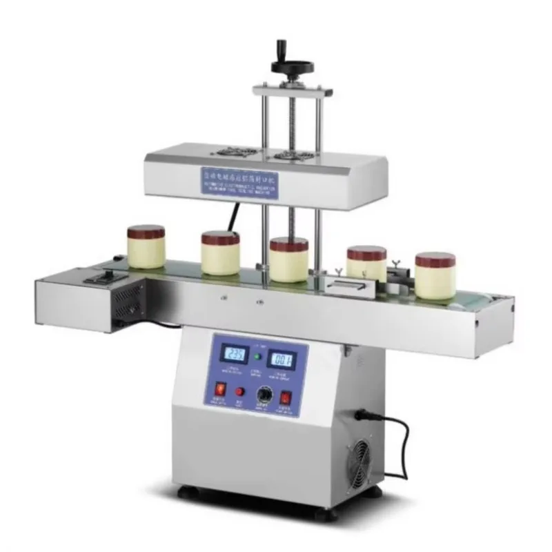 

Aluminum Gasket Sealing Machine Automatic Stainless Steel Continuous Plastic Bottle Glass Jar Lid Electromagnetic Induction