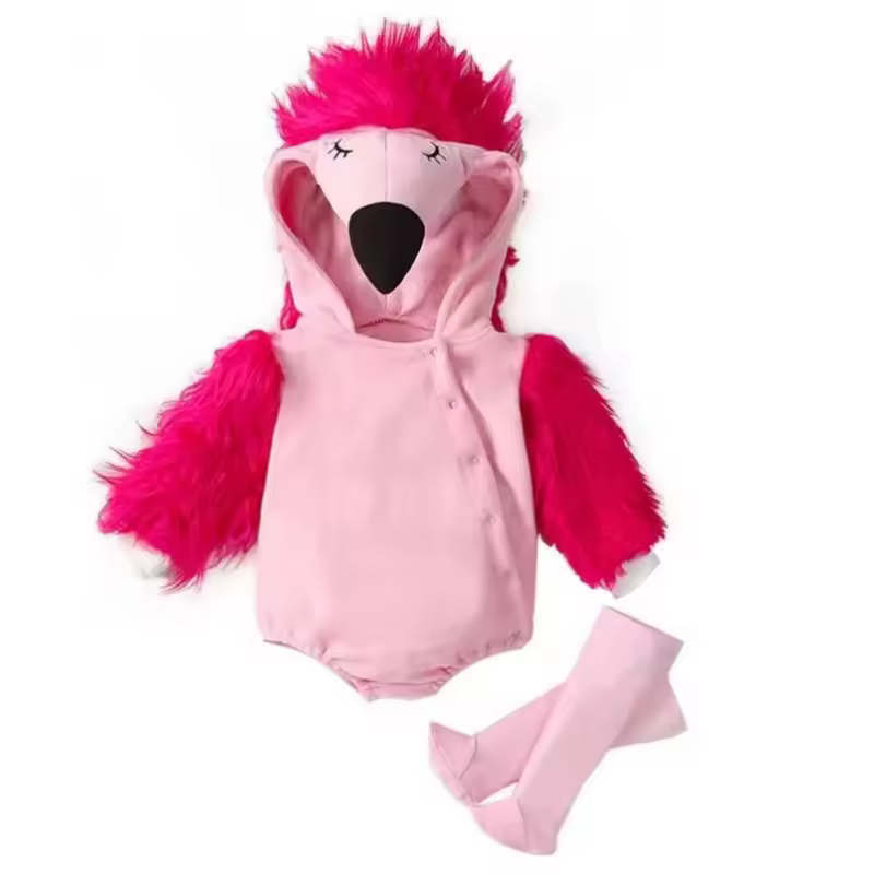 New Designer Cartoon Clothing Zip-up Hooded Romper + Stockings Baby Boy Clothes Baby Girl Casual Sets - Image 14