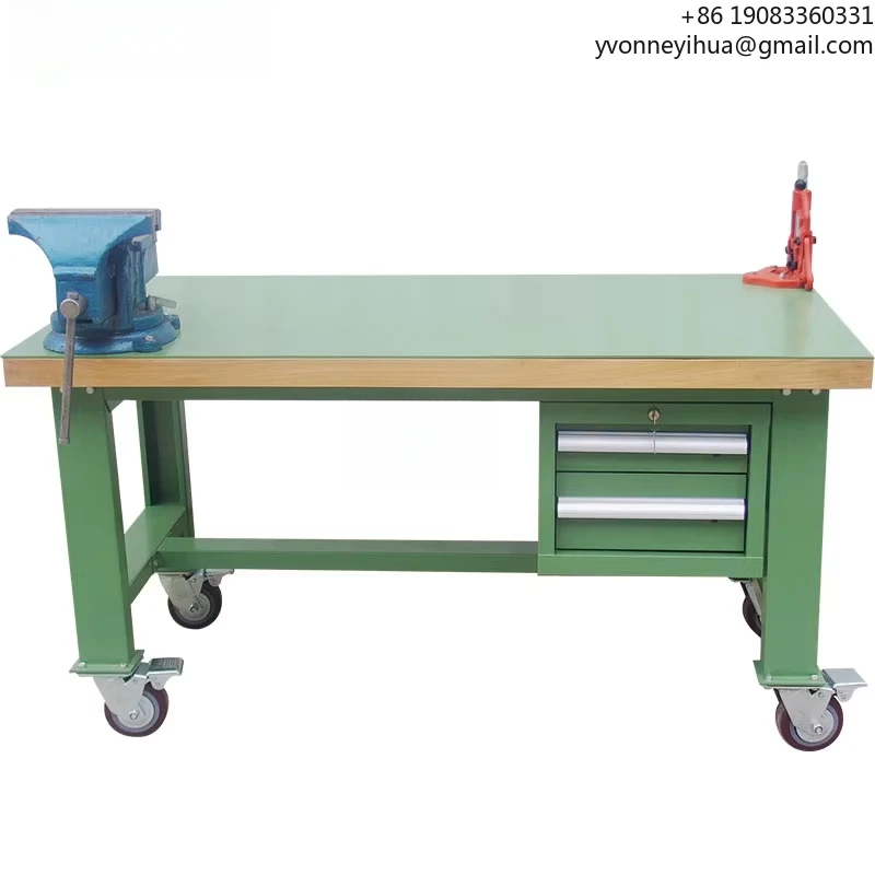 

Heavy Duty Mobile Cabinet Mechanical Workshop Metal Work Bench Workbench