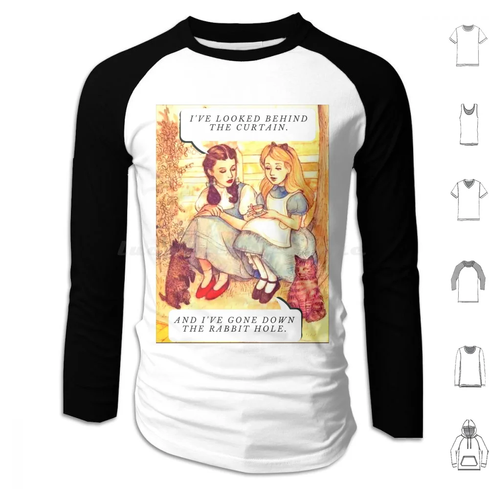 

The Wizard Hole Hoodie Cotton Long Sleeve Alice In Dorothy And Alice