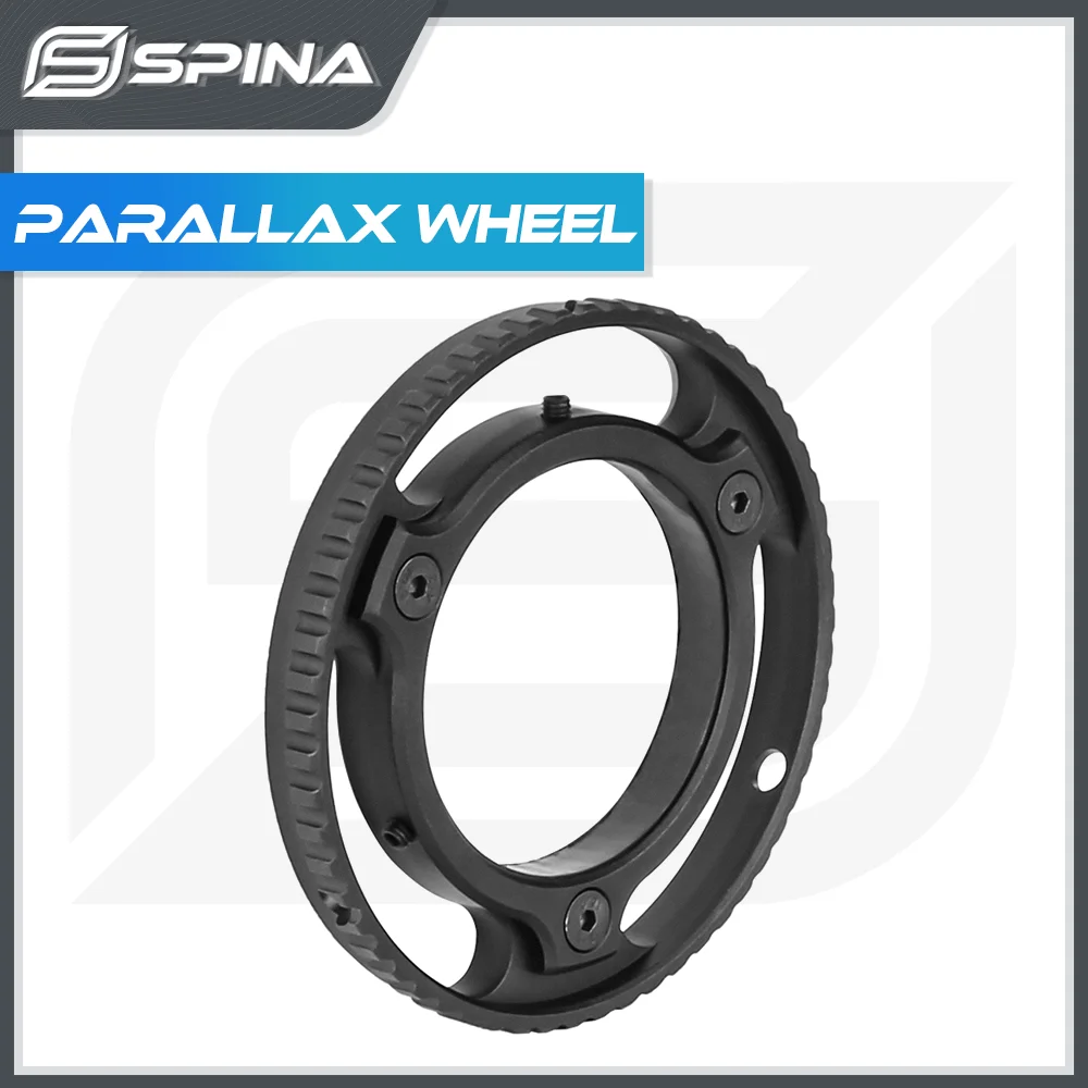 SPINA OPTICS Sight Mirror Side Parallax Adjustment Wheel Fit 4-16x44FFP/6-24X50FFP/4.5-27X50FFP