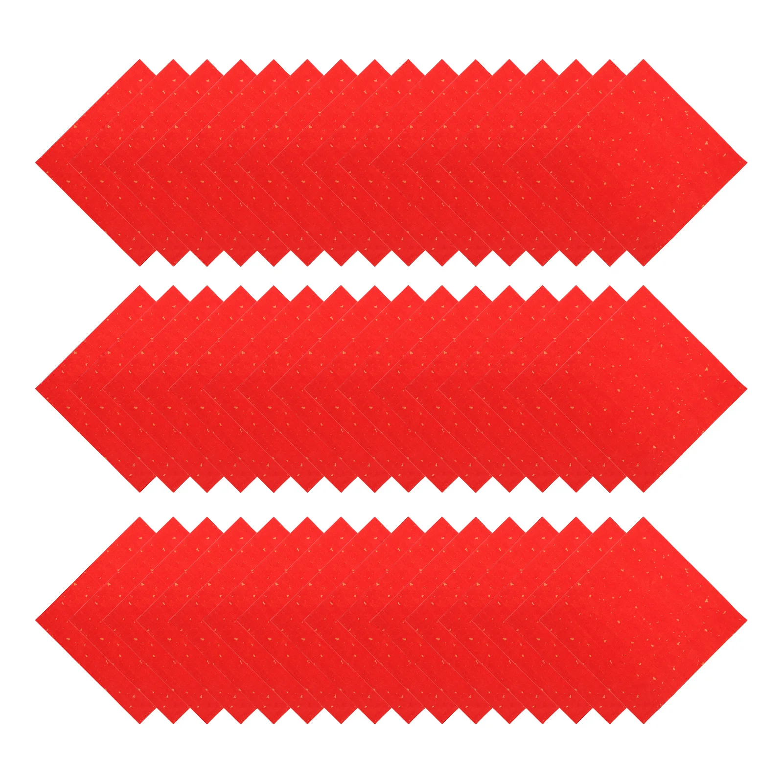 

60pcs Red Calligraphy Sheets Traditional Xuan 22X22 Cm Square Grid Practice Paper For Brush Lettering Spring Festival Couplets