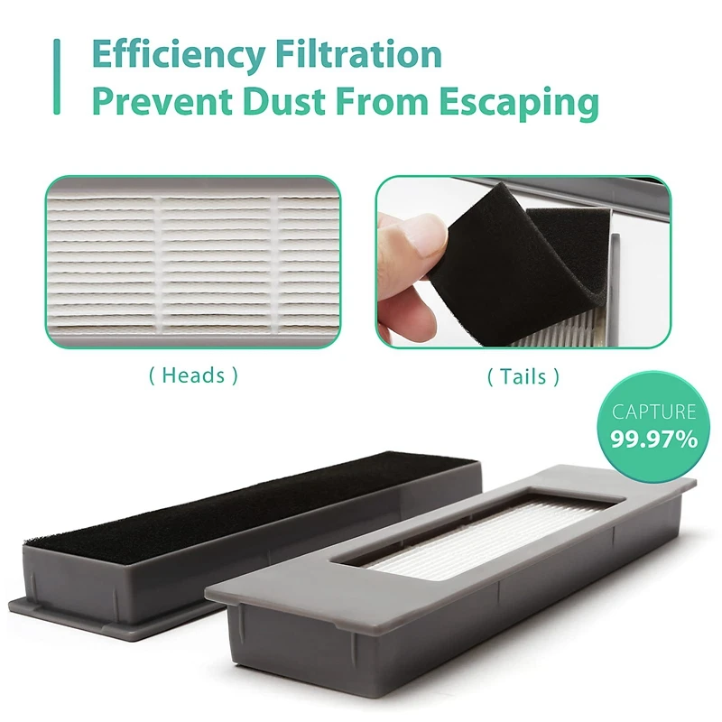 قطع غيار مكنسة كهربائية روبوت ، Ecovacs Deebot Ozmo T8 Max T8 AIVI N8 Pro N8 Pro Plus