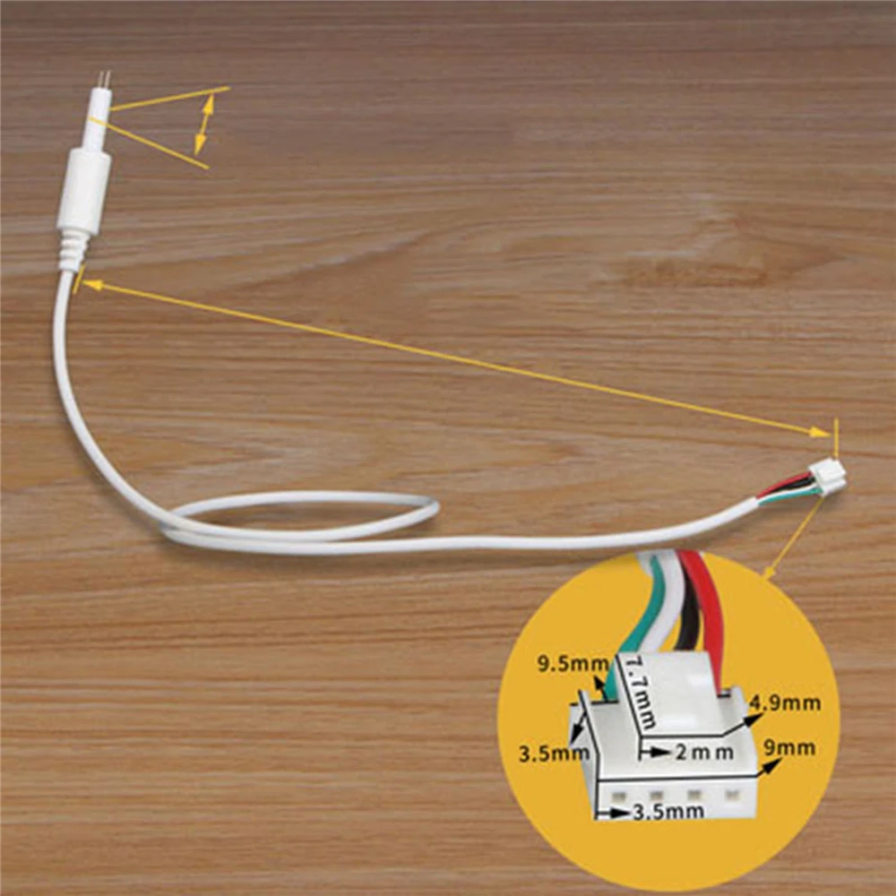 Sonda de aleación de titanio TDS, sonda de detección de calidad del agua, sonda de temperatura de 4 cables dos en uno