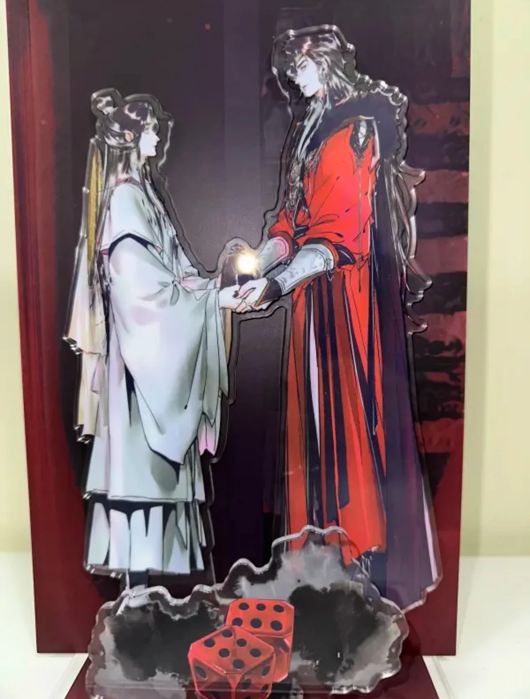 Anime Tian Guan Ci Fu TGCF Official Original Hua Cheng San Lang Xie Lian Reunion Acrylic Stand Bi Sa