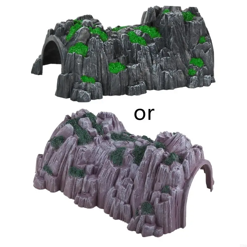 

77HD Miniature Landscape Model Rockery Tunnel Toy Boys Girls Electric Train Toy Props