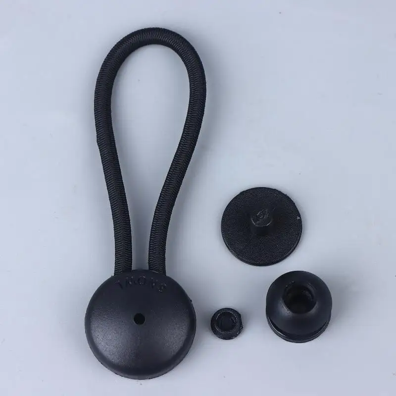 Bungee Loop with Knob Shock Cord Clip Marine Grade Tie down Kit for Caravan Truck Car RV Cover - Durable Bungee Cord Clips
