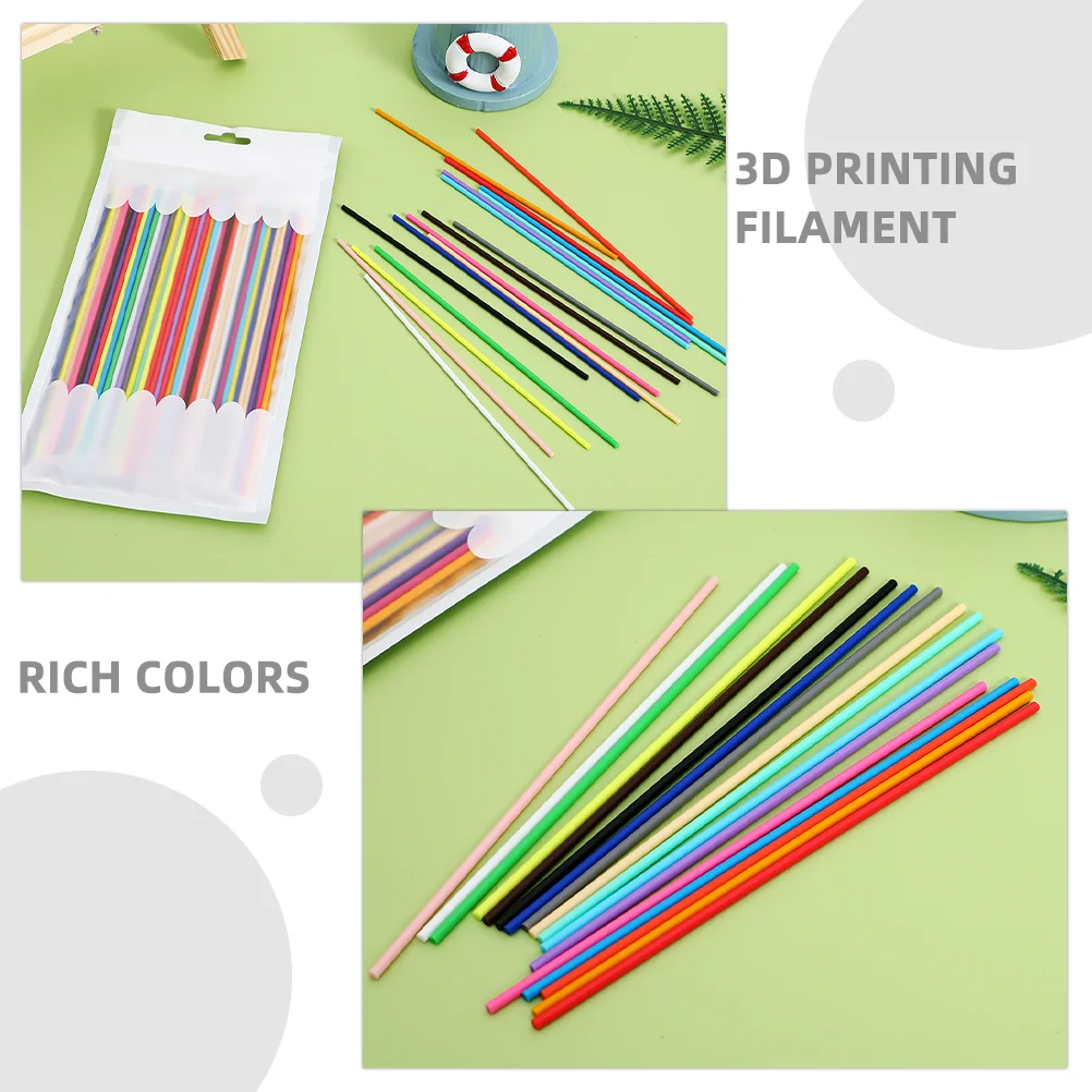 110 Pcs Pen Consumables Colored Fluorescent Refills Gel Glitter Plastic Fountain Pilot