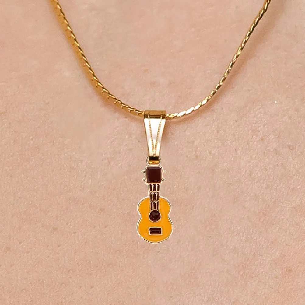 

40 шт. металлических подвесок в виде гитары с эмалью, музыкальные шармы для изготовления украшений своими руками: ожерелий, браслетов, брелоков, декора для рукоделия