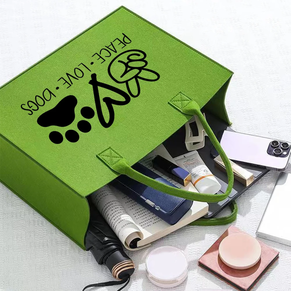 

Модная женская сумка из фетра большой вместимости, сумка-тоут, сумка-мессенджер, сумка через плечо — сумка для повседневного использования, сумка для покупок, сумка для хранения