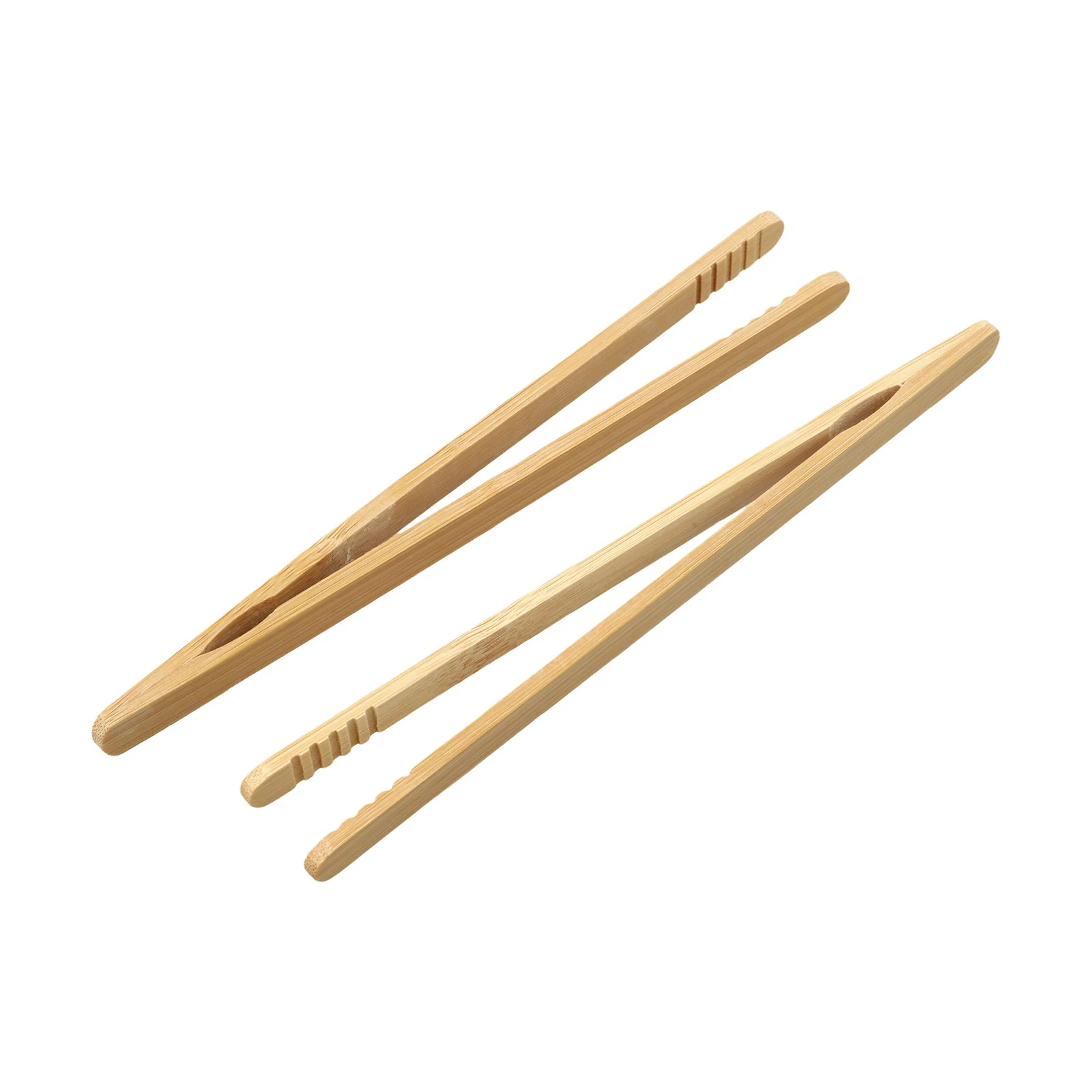 Hot Sale Bamboo Wooden Tea Clips Kitchen Food Tongs Salad Toast Tong Tweezer Ice Sugar Tea Clip Teaware Accessories Christmas