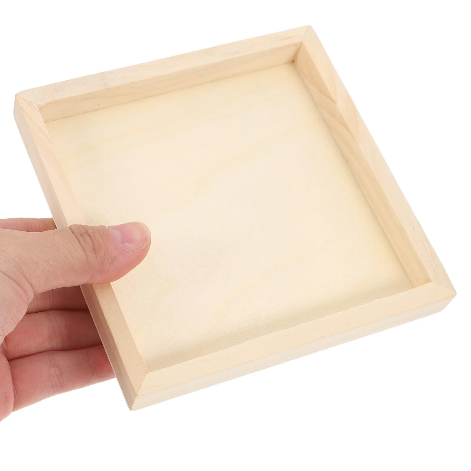 

5Pcs Natural Wood 3D Puzzle Sorting Trays Lightweight Portable Organizer Tray for Cube Puzzle Display Storage Rack