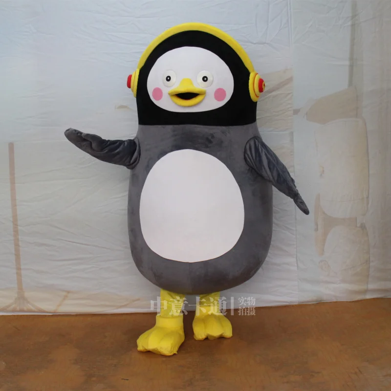 Christmas Penguin Mascot Costume Cute Cartoon Adult Halloween Birthday Party Cartoon Apparel Cosplay Costumes