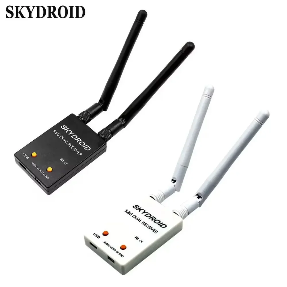 SKYDROID 5.8Ghz 150CH FPV Receiver UVC 5.8G Dual Receiver Double Antenna OTG Smartphone For Android Phone RC Drone Parts