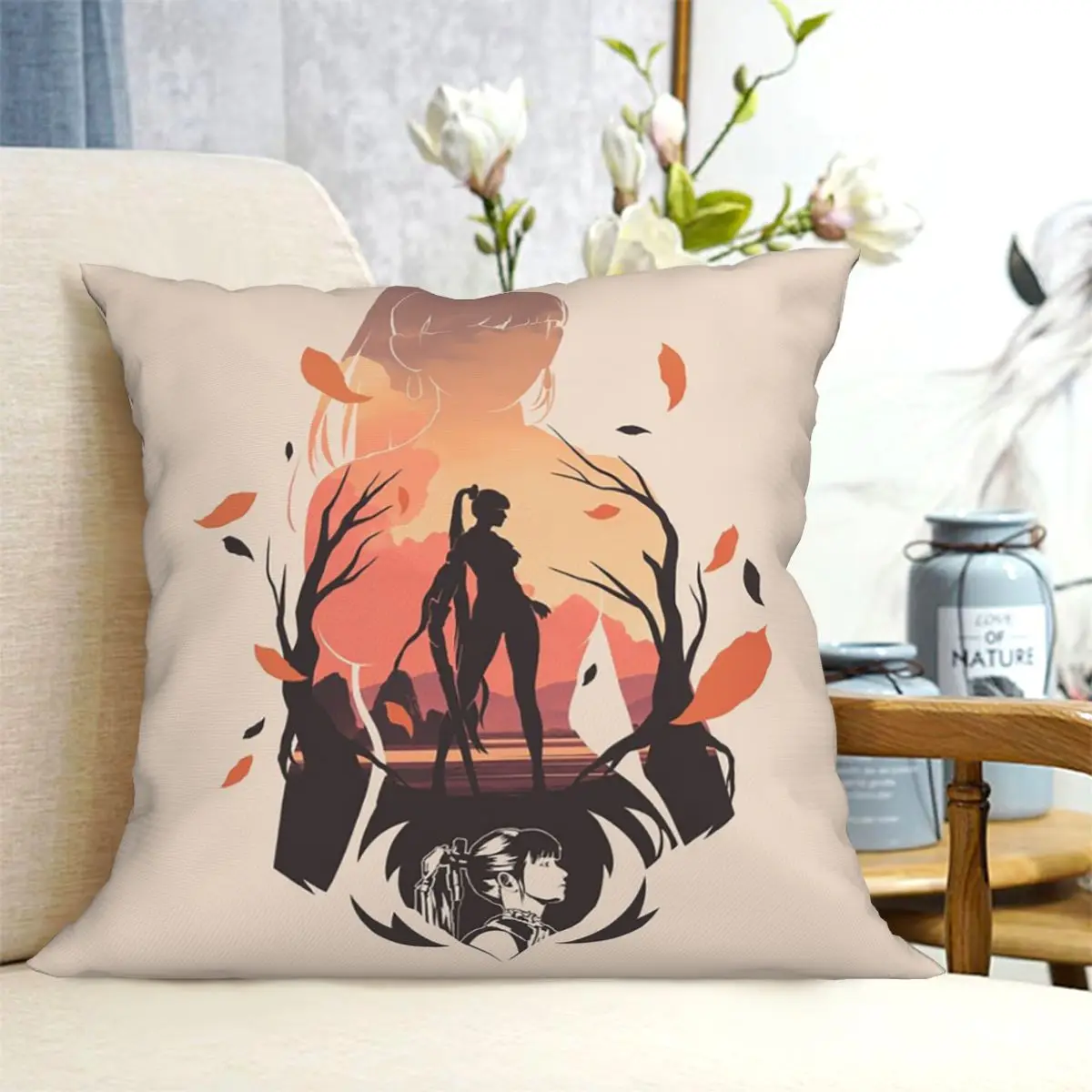 Eve Defense Force Square Pillowcase Cushion Cover Pillow Case Throw Pillow Cover for Home Sofa Living Room
