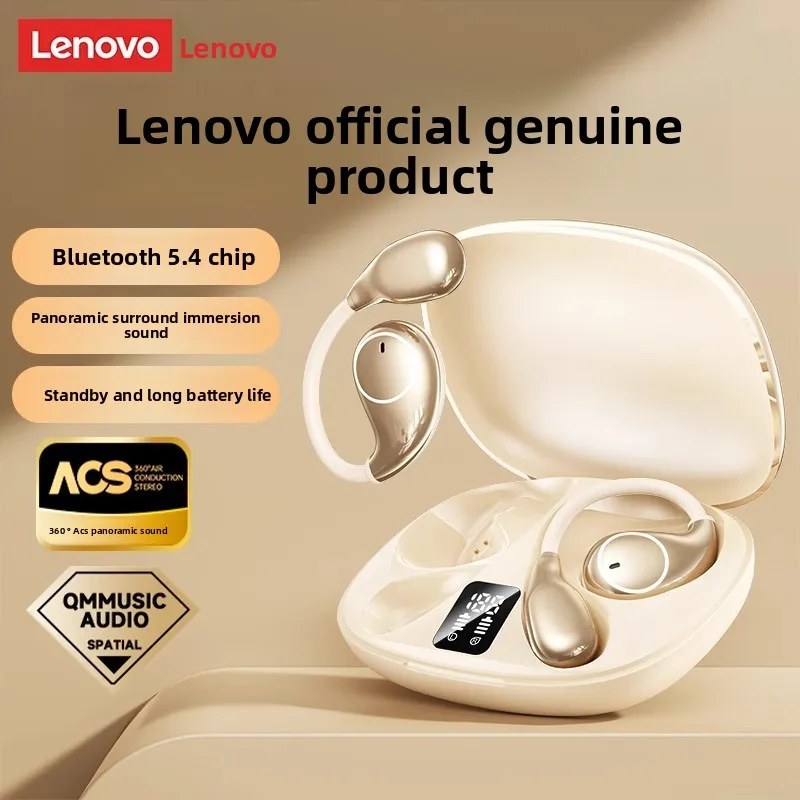 

New Lenovo TA320 OWS Bluetooth Earphones Bone Conduction Wireless Headphones HIFI Stereo Music Game ENC Noise Cancelling Earbuds