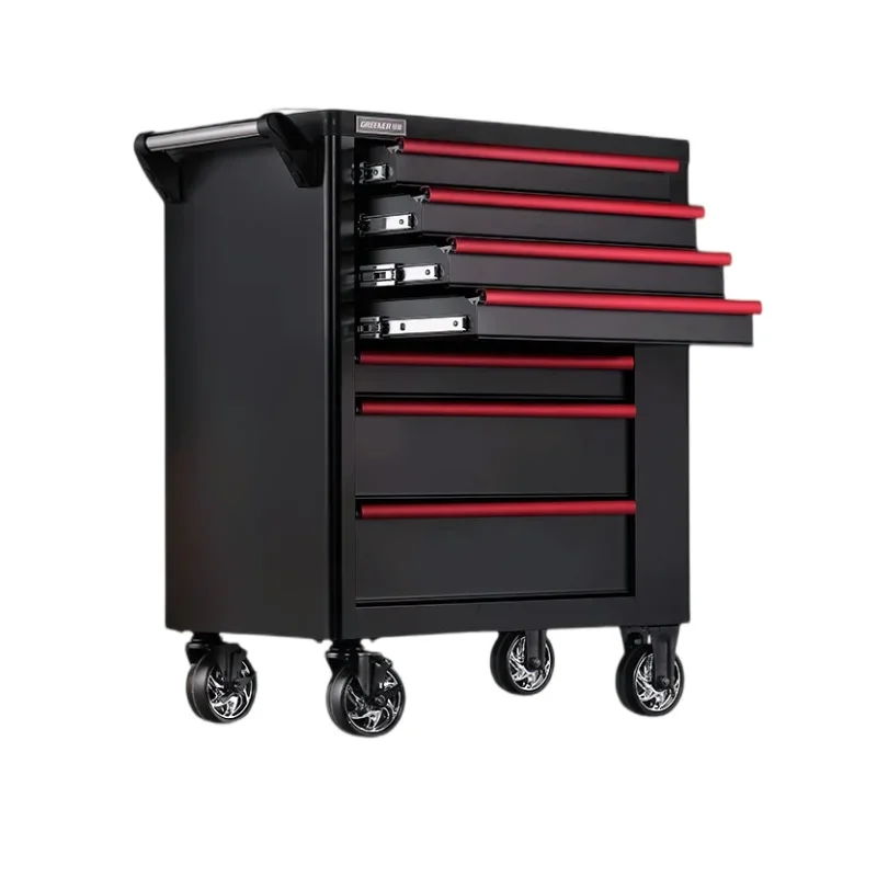 YyhcTool BoxHeavy Duty Metal Tool Cabinet Rolling Tool Chest Rolling Box With Drawers