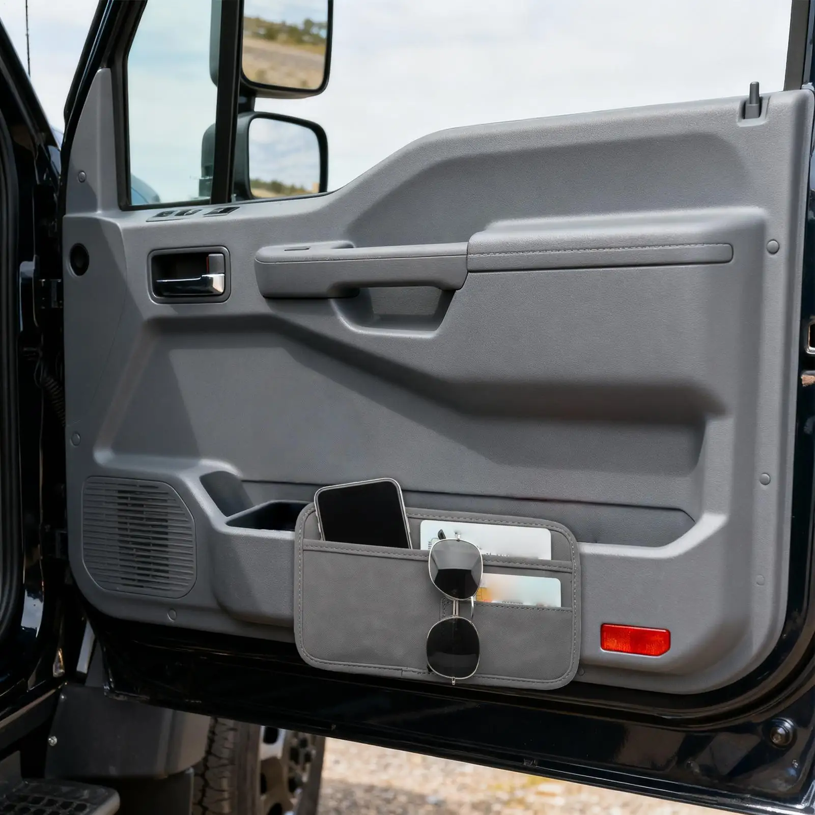 

Автомобильный карманный органайзер, многофункциональный большой емкости, автозапчасти, автомобильный органайзер на переднее сиденье для автомобиля, грузовика, внедорожника, фургона, двери, дороги