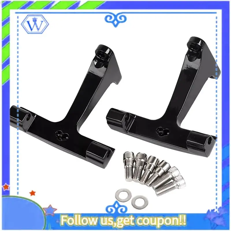 

M46K-Black Passenger Floorboard Mount Bracket For Street Glide Road King FLHR