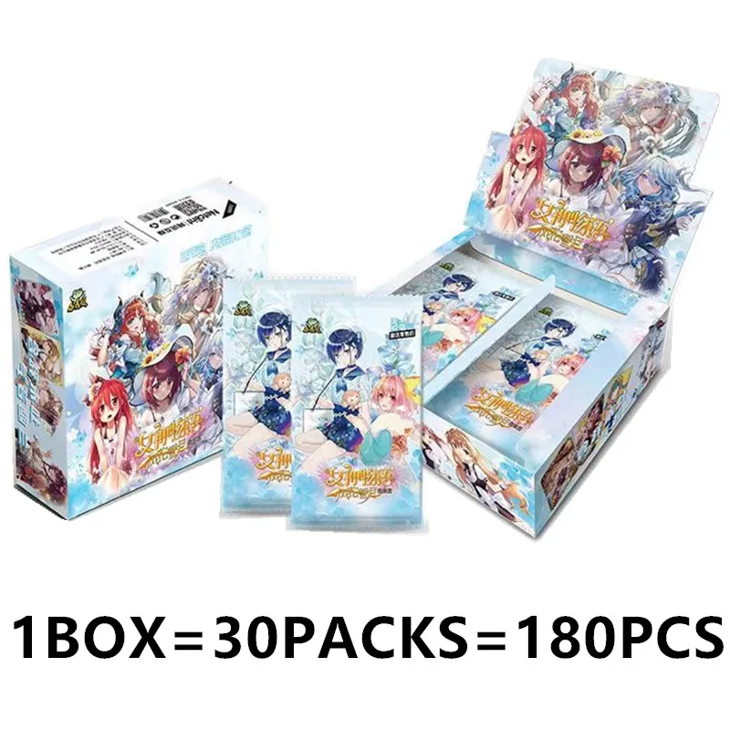 New Goddess Story 2M11 Box PR Card Metal Card Anime Games Girl Party Swimsuit Bikini Booster Box Doujin Toys And Hobbies Gift