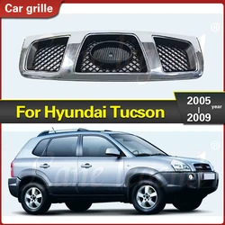 ABS Chrome front grille Trim Trim Grills For Hyundai Tucson JM 2005 2006 2007 2008 2009 Racing Grills