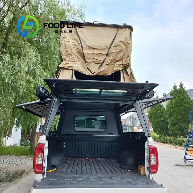 Slide On Truck Camper Lightweight Pop Up Demountable Mini Compact Size Designed For Half-Ton Pickup Weekend Short Camping Travel view 5