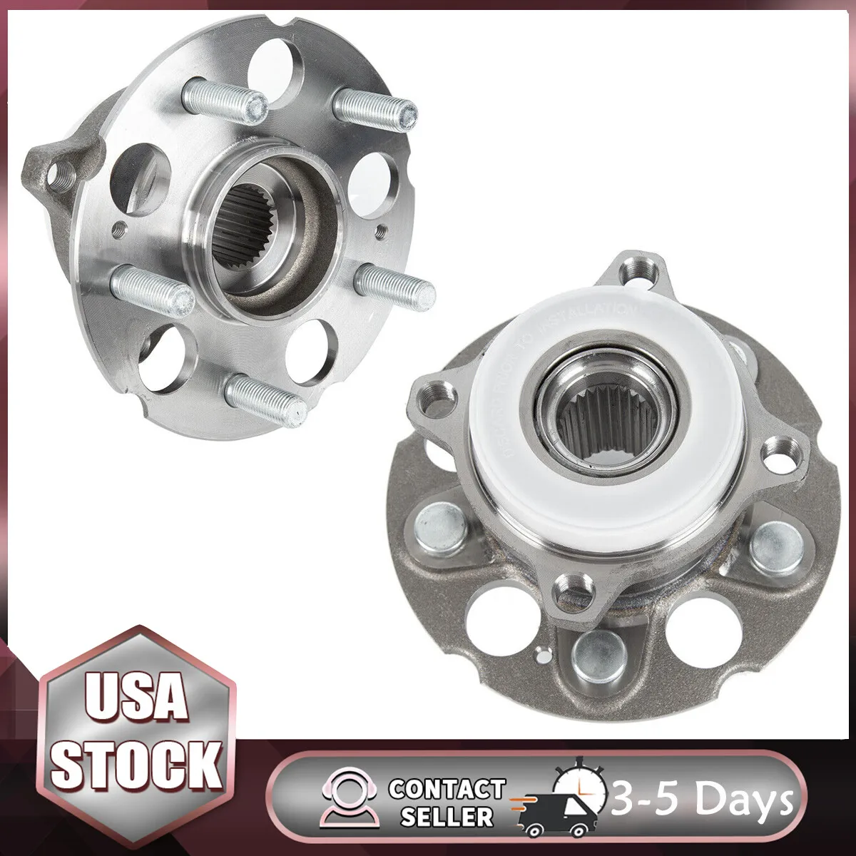 

2Pcs 4WD REAR Wheel Bearing Hub For Honda CR-V Acura 2007-2011 RDX 512345