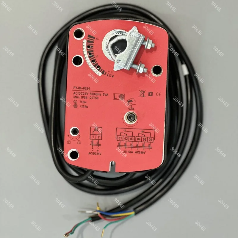 Spring return actuator, electric control valve, power-off actuator