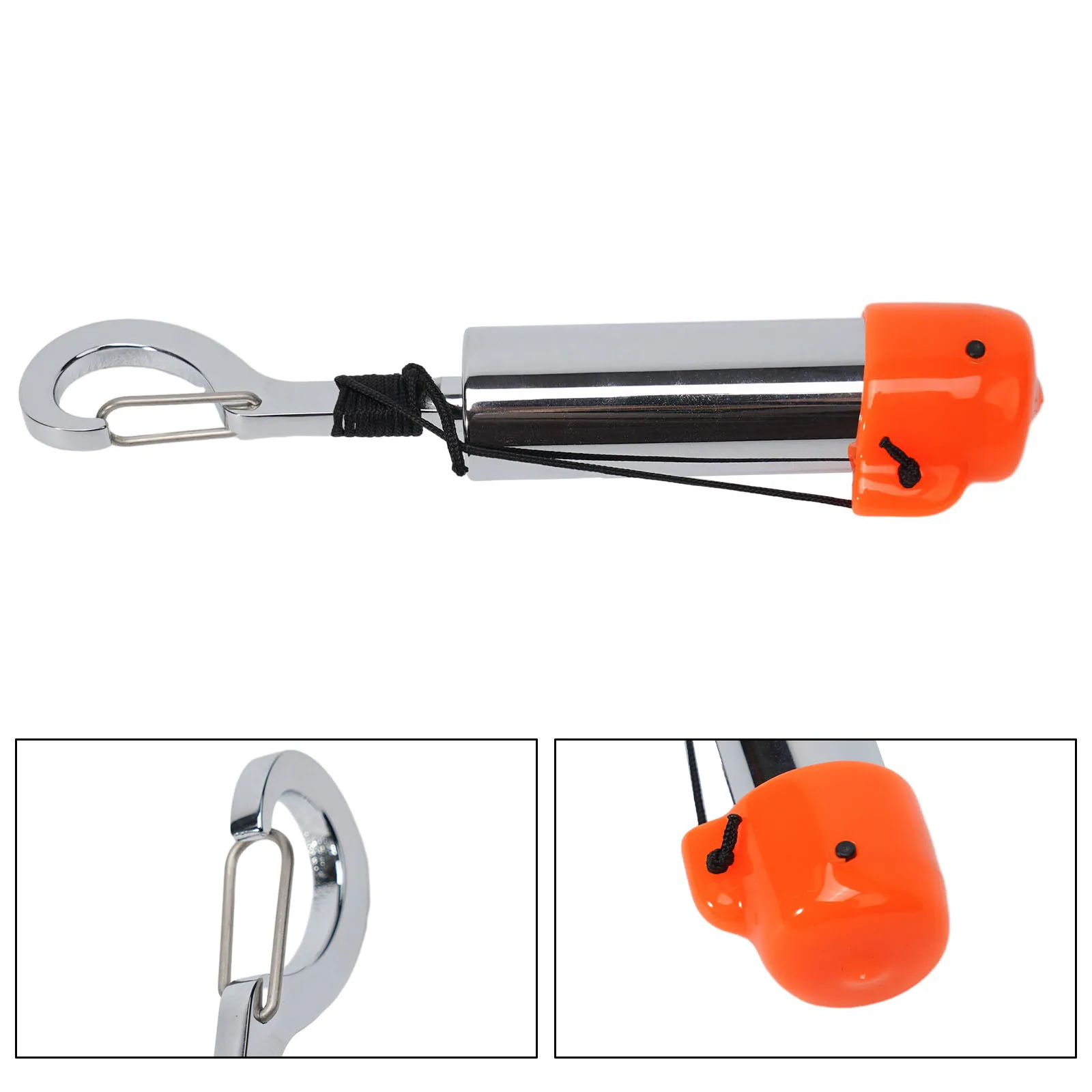 1pcs Signal Shaker Diving Rattle Scuba Diving Stainless Steel Steel 76g/97g Diving Rattle Multifunctional Sounder Accessories