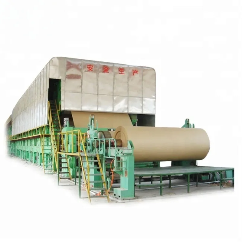 Waste Paper Cardboard Recycling Corrugated Cardboard Paper Roll Making Machine Corrugated Kraft Paper Production Line